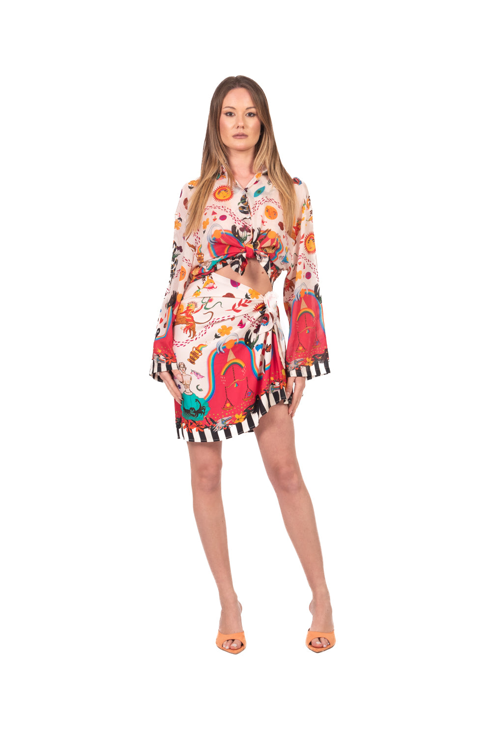 Tensione In - Camicia fantasia misto seta Art. 39784
