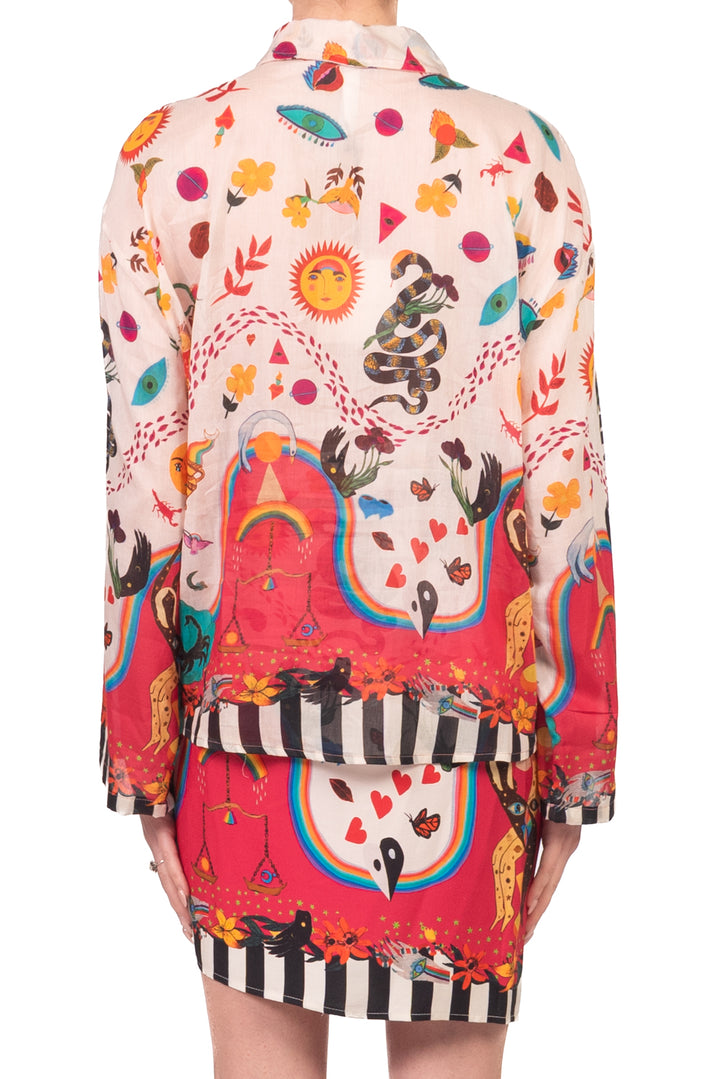 Tensione In - Camicia fantasia misto seta Art. 39784