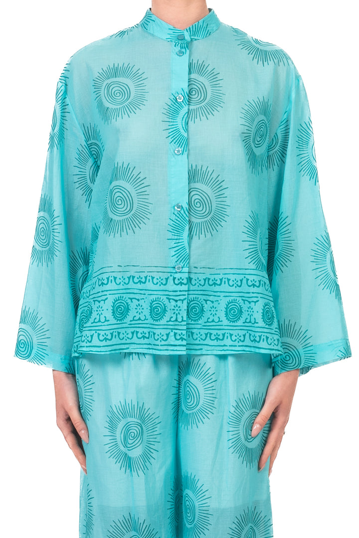Tensione In - Camicia fantasia in mussola Art. PE260402