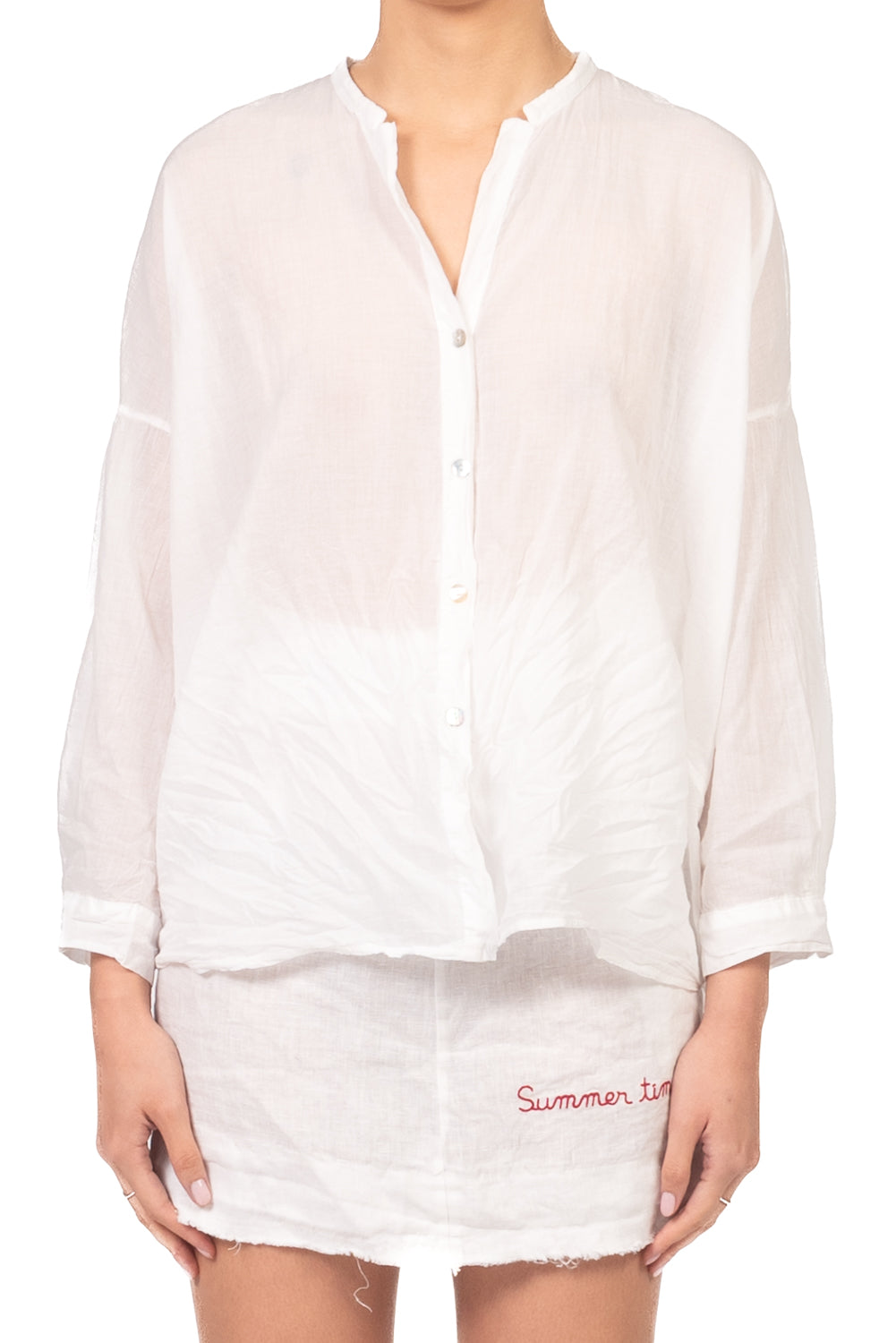 Tensione In - Camicia con scritta "LOVE IN THE SUN" Art. S26CL68