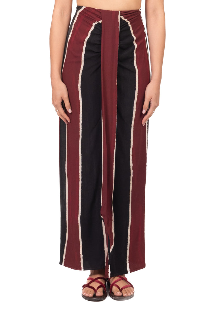 Have One - Gonna rigata con drappeggio Art. GFW-Q194