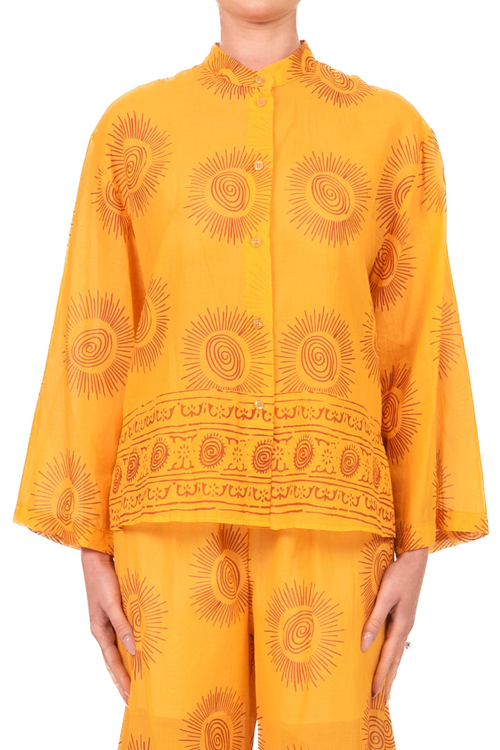Tensione In - Camicia fantasia in mussola Art. PE260402