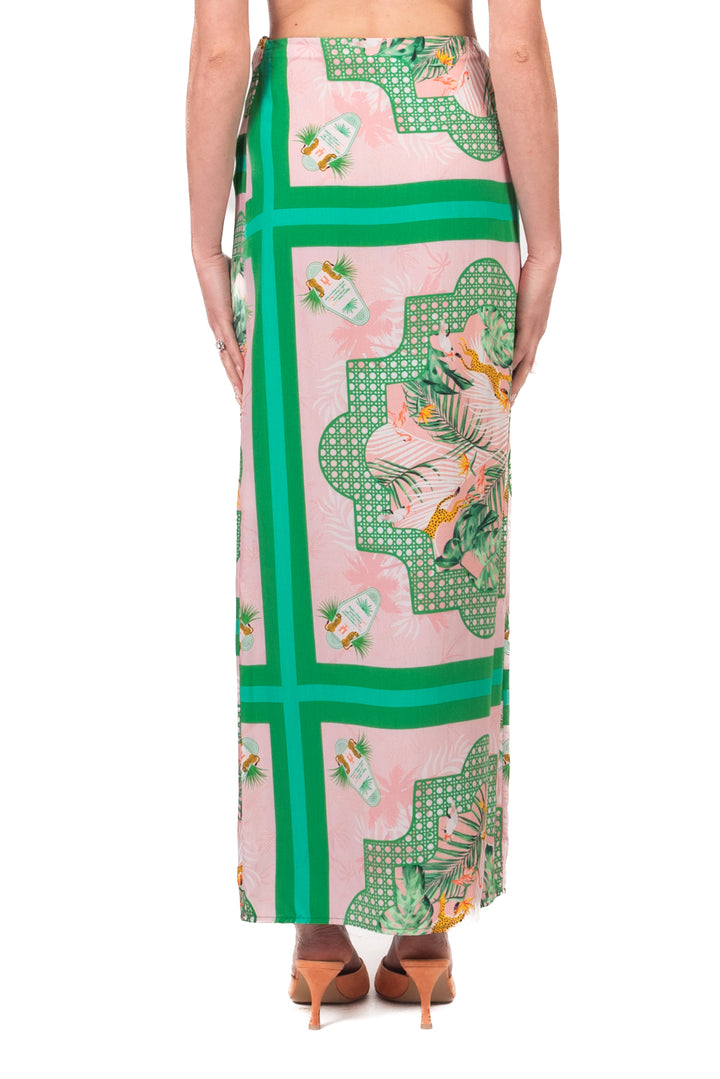 Vicolo - Completo fantasia camicia e gonna lunga Art. TAB3120