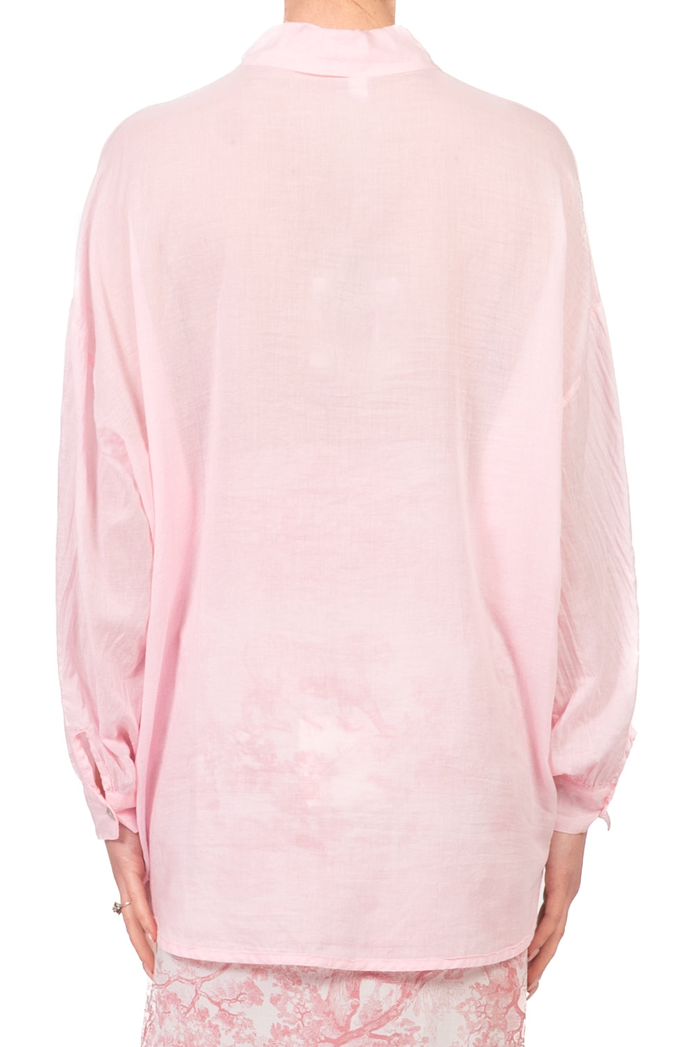Tensione In - Camicia over in mussola con taschino Art. F8021C35R-PE26