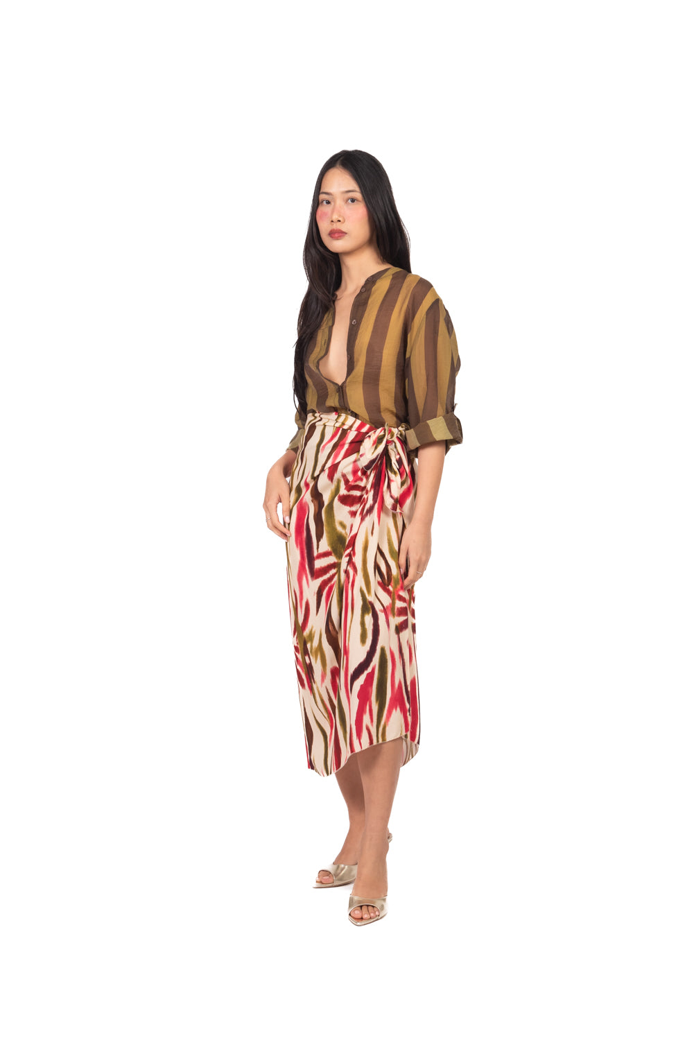 Have One - Camicia rigata collo coreano Art. CVS-Q422
