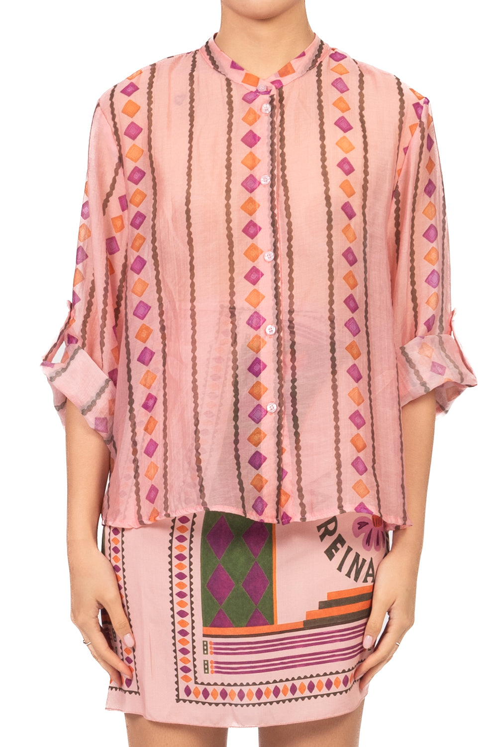 Have One - Camicia fantasia rombi Art. CVS-Q463