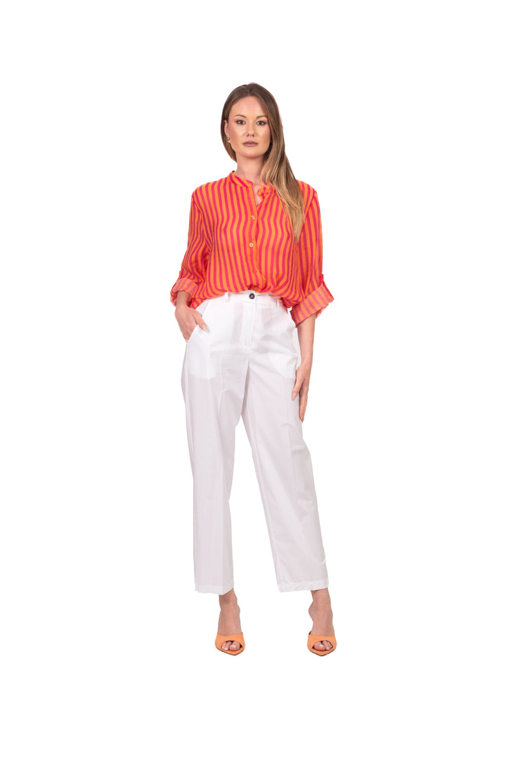 Have One - Camicia rigata collo coreano Art. CVS-Q423