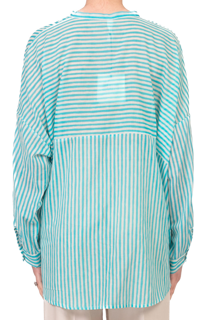 Tensione In - Camicia rigata con taschino bandana Art. PE260388