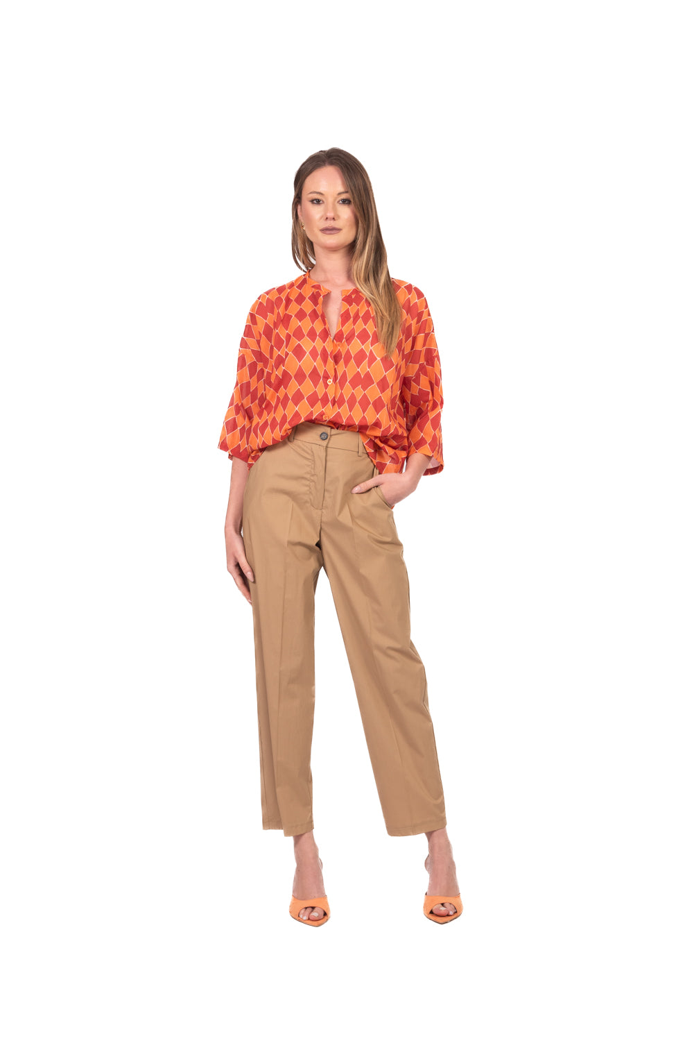 Tensione In - Camicia in mussola fantasia Art. PE260417