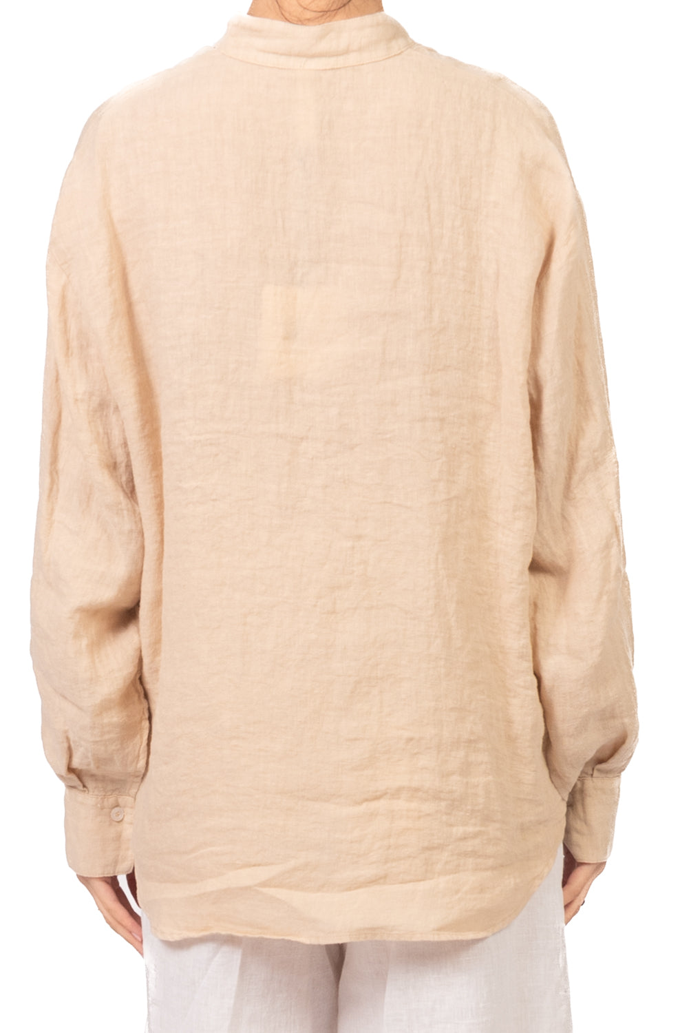 Tensione In - Camicia in lino collo coreano Art. C7038-T117-SWBAS