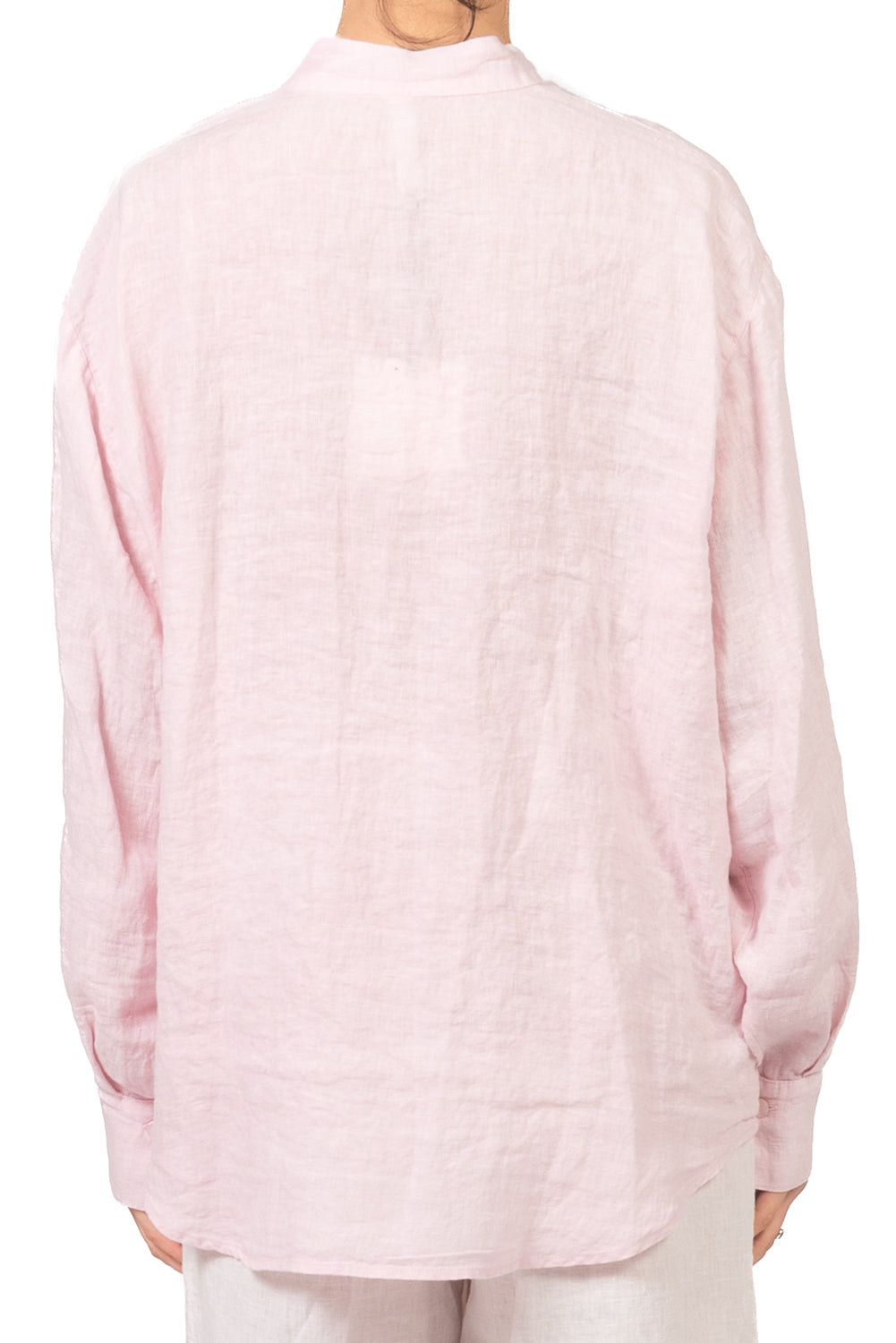 Tensione In - Camicia in lino collo coreano Art. C7038-T117-SWBAS