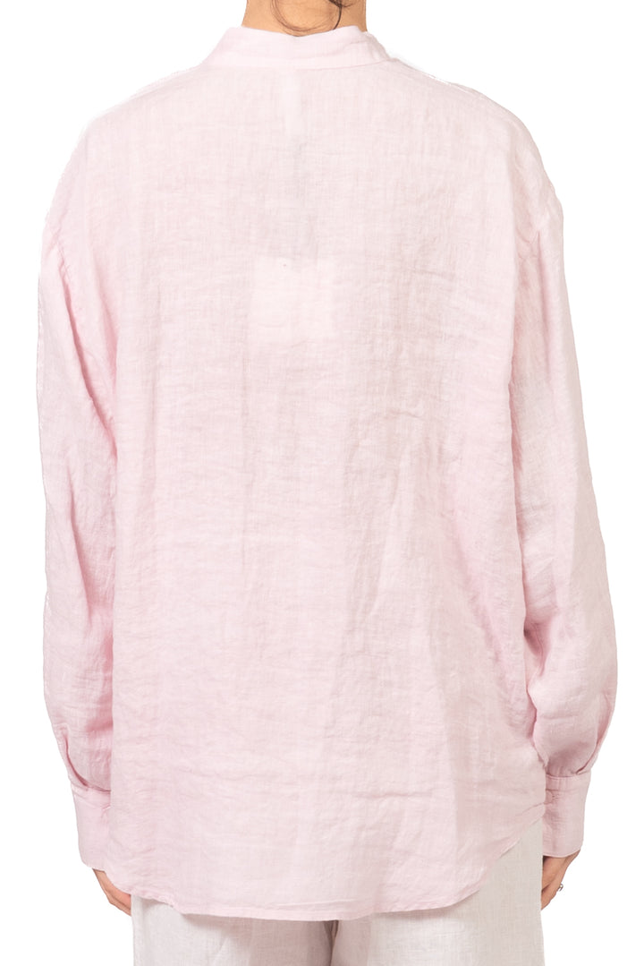 Tensione In - Camicia in lino collo coreano Art. C7038-T117-SWBAS