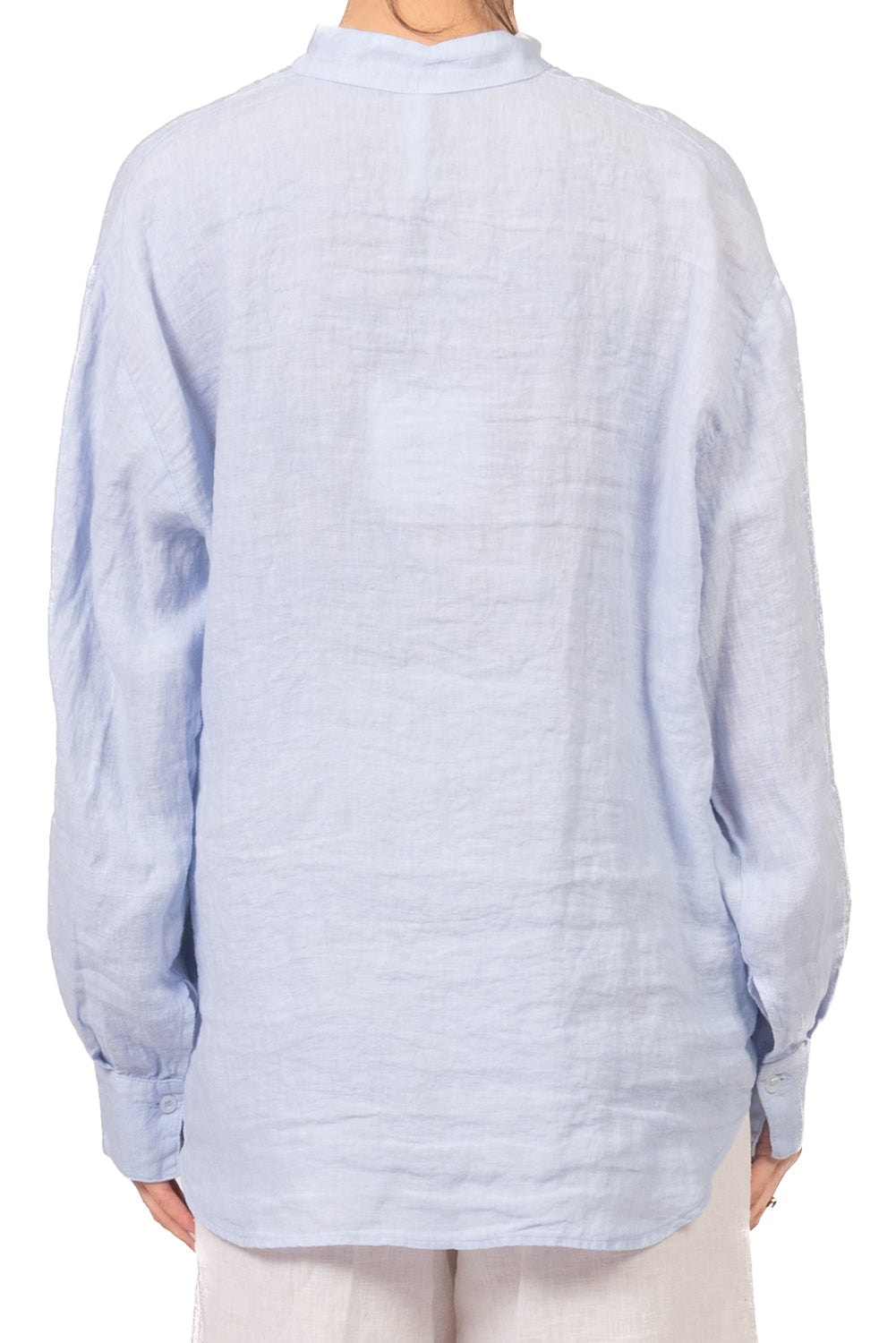 Tensione In - Camicia in lino collo coreano Art. C7038-T117-SWBAS