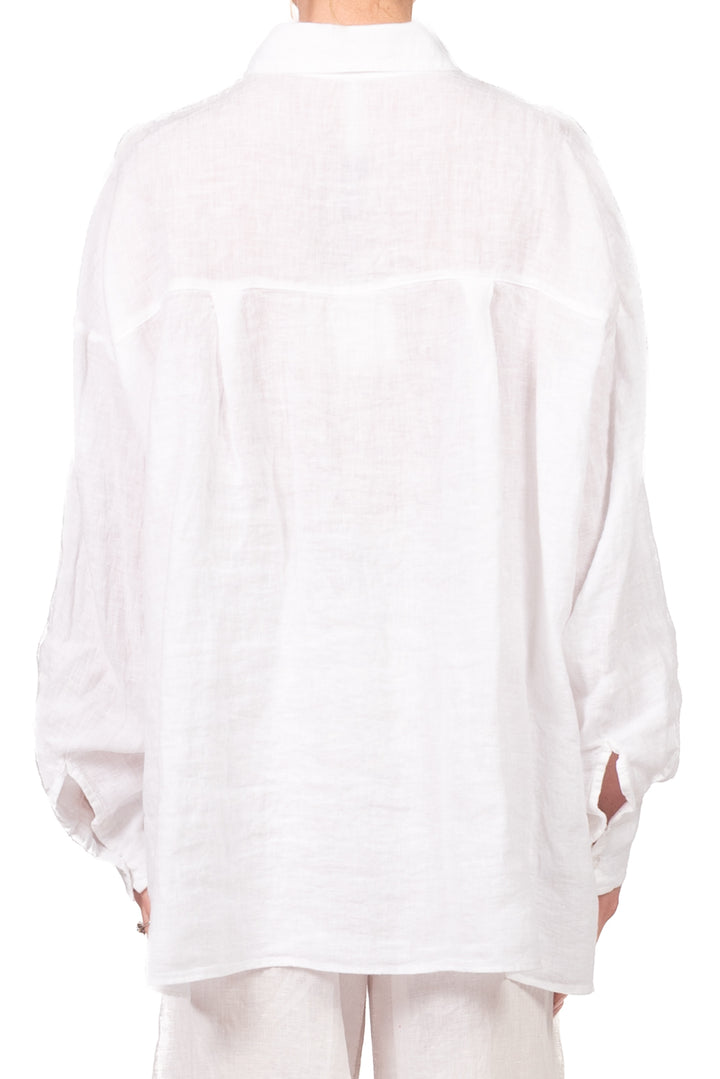 Tensione In - Camicia in lino con taschino Art. C6192-T117SWBAS-PE26