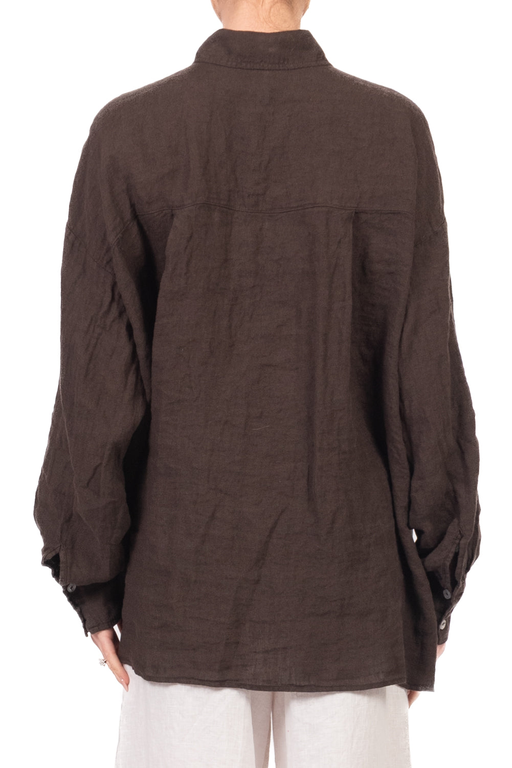 Tensione In - Camicia in lino con taschino Art. C6192-T117SWBAS-PE26