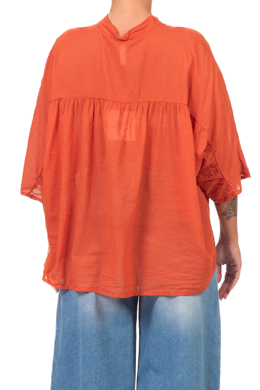 Tensione In - Camicia mussola mezza manica  Art. G492C35R-PE26