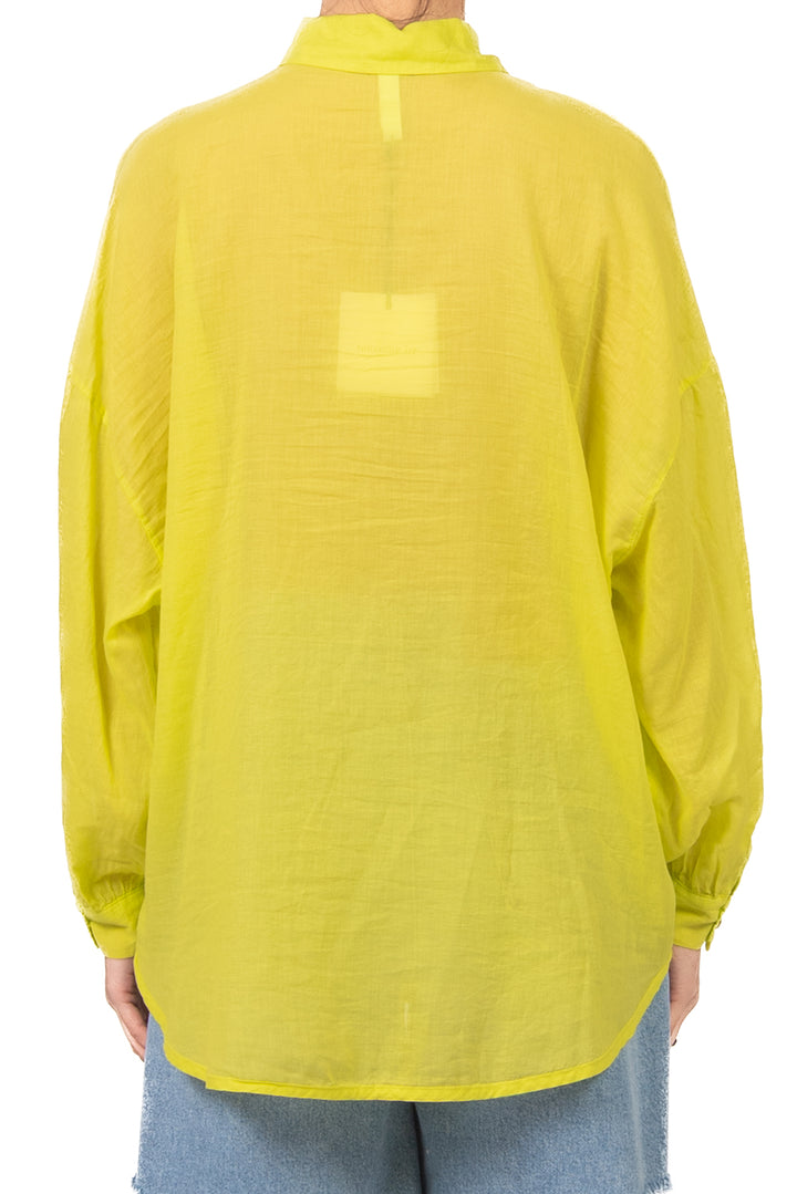 Tensione In - Camicia over in mussola con taschino Art. F8021C35R-PE26