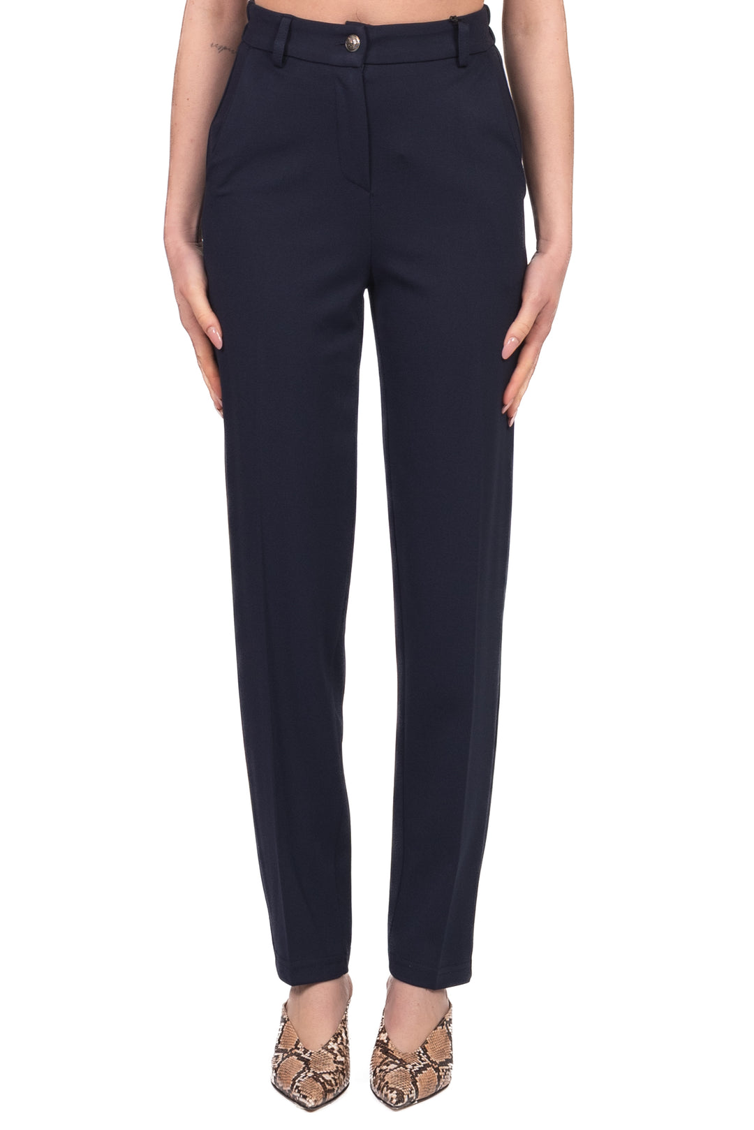 Tensione In - Pantalone sigaretta in punto Milano Art. 26P4441