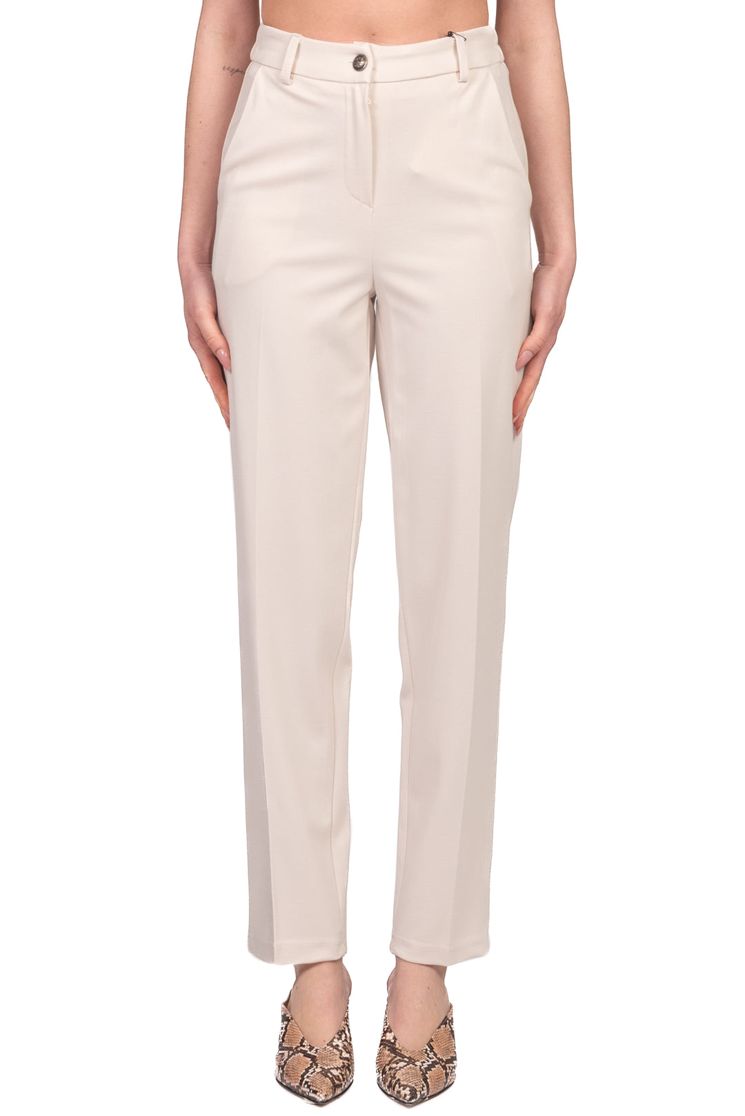 Tensione In - Pantalone sigaretta in punto Milano Art. 26P4441