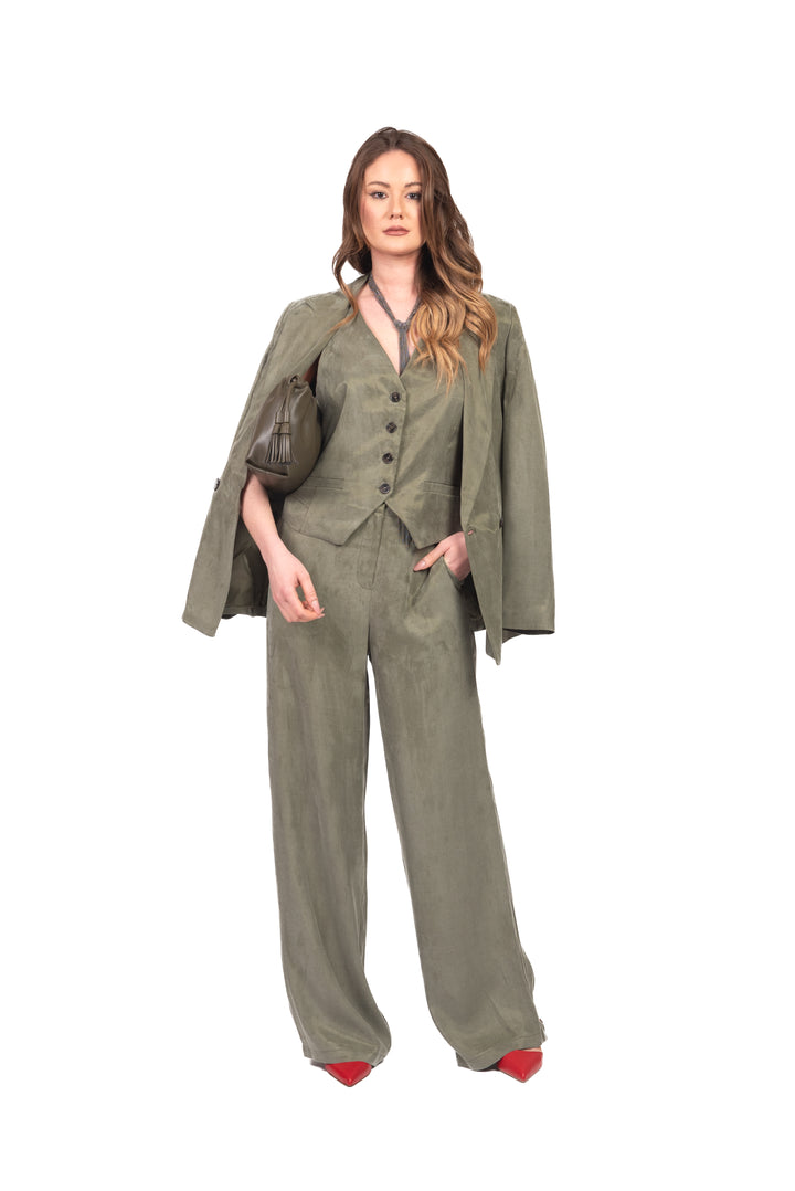 Tensione In - Gilet in seta lavata Art. 26D4426