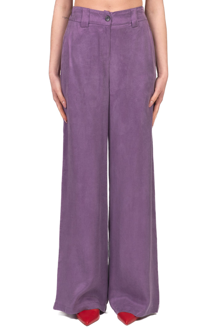 Tensione In - Pantalone palazzo in cupro Art. 26P4425