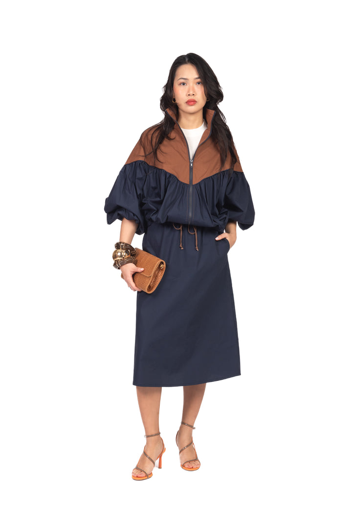 Tensione In - Bomber bicolore Art. 38967
