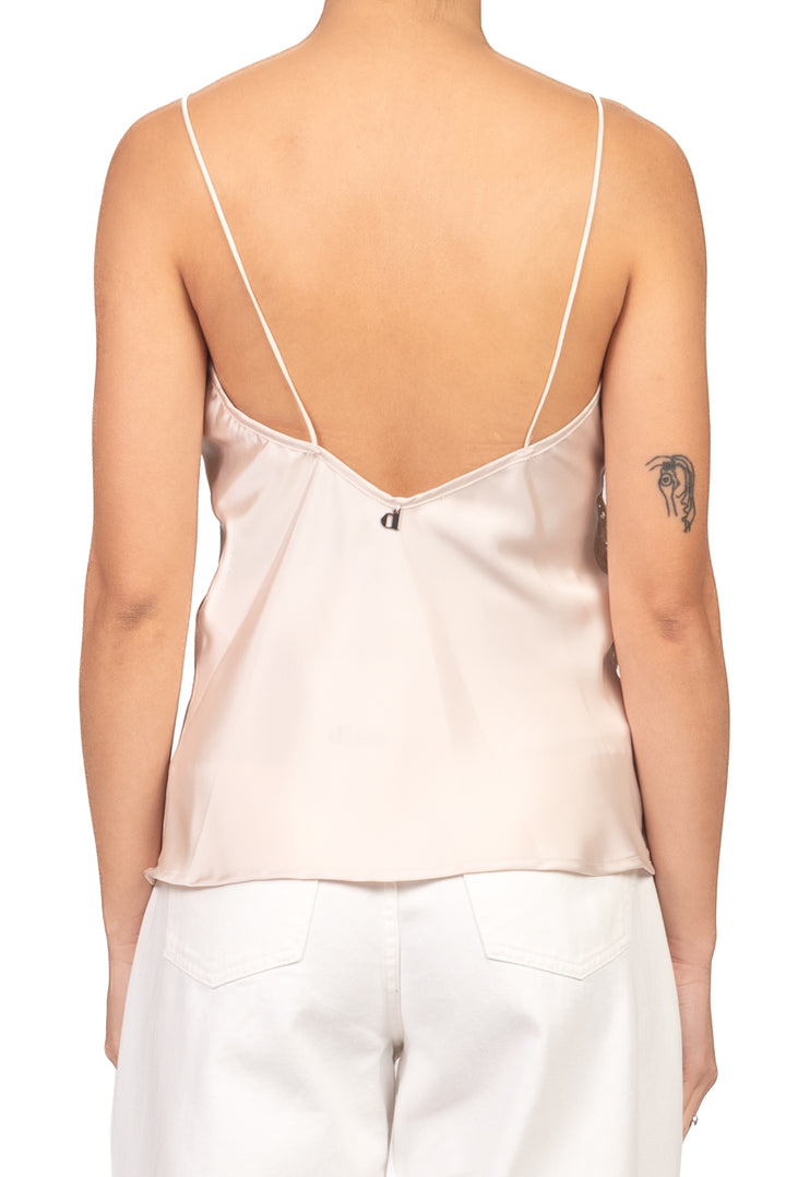 Dixie - Top satin con intarsi pizzo Art. RO67A040