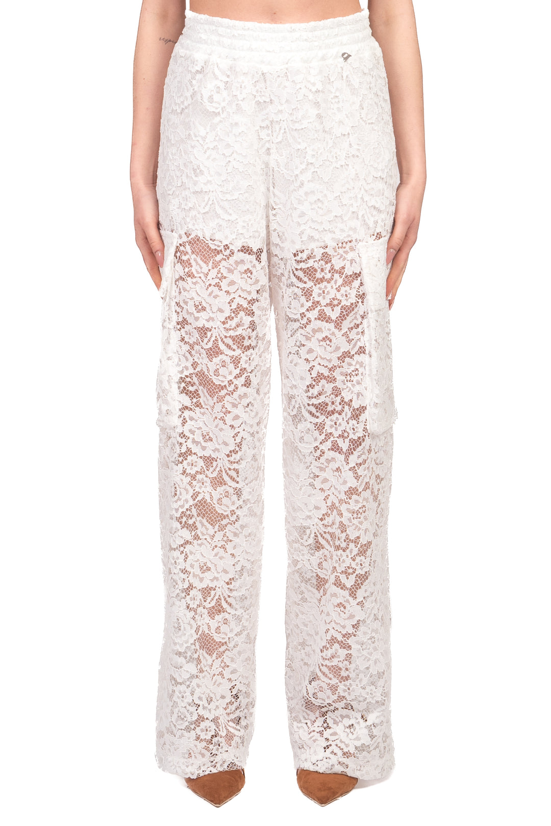 Dixie - Completo blusa e pantalone in pizzo Art. C067A132/P067A220