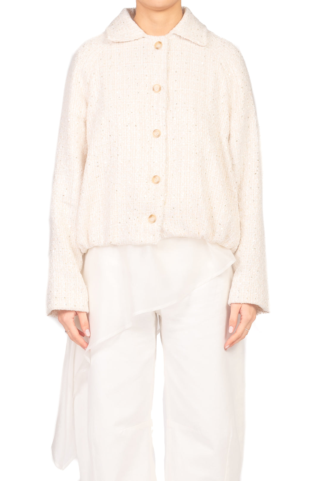 Have One - Bomber in bouclé micro paillettes Art. JNO-Q112