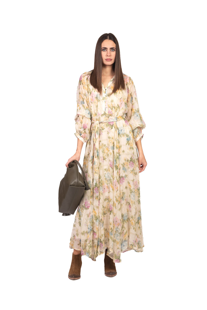 Tensione In - Abito lungo floreale Art. S26X751