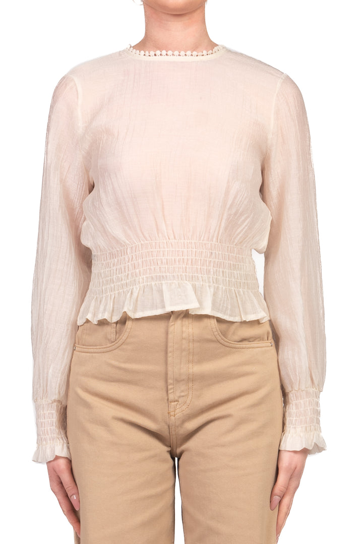 Tensione In - Maglia crop goffrata Art. S26C970
