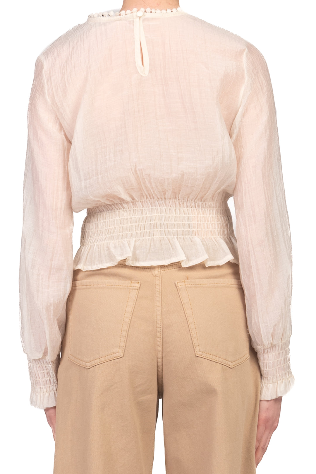 Tensione In - Maglia crop goffrata Art. S26C970
