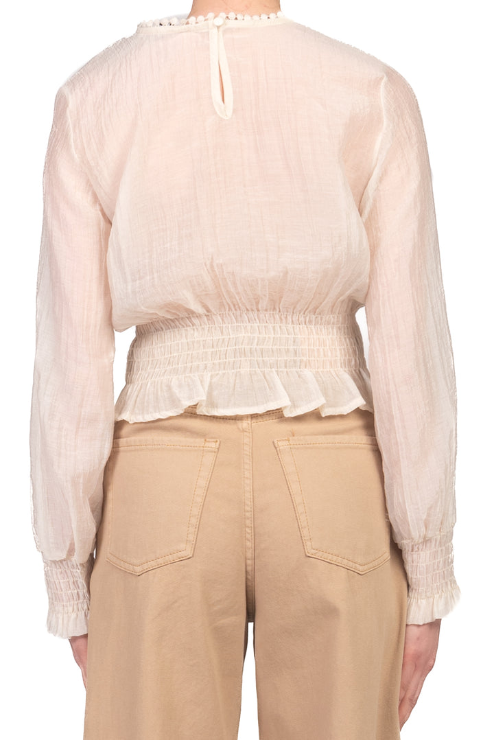 Tensione In - Maglia crop goffrata Art. S26C970