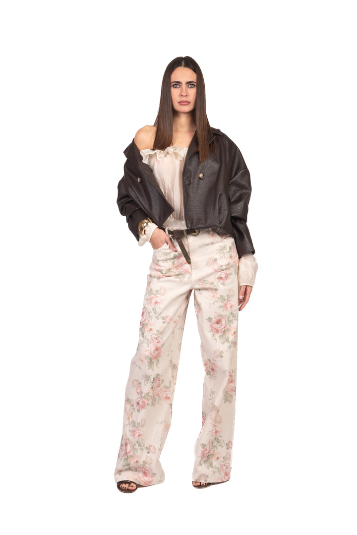 Tensione In - Blusa asimmetrica con rouches Art. PE260125