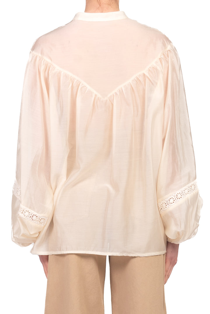 Vicolo - Camicia mussola ricamata Art. TAB1663