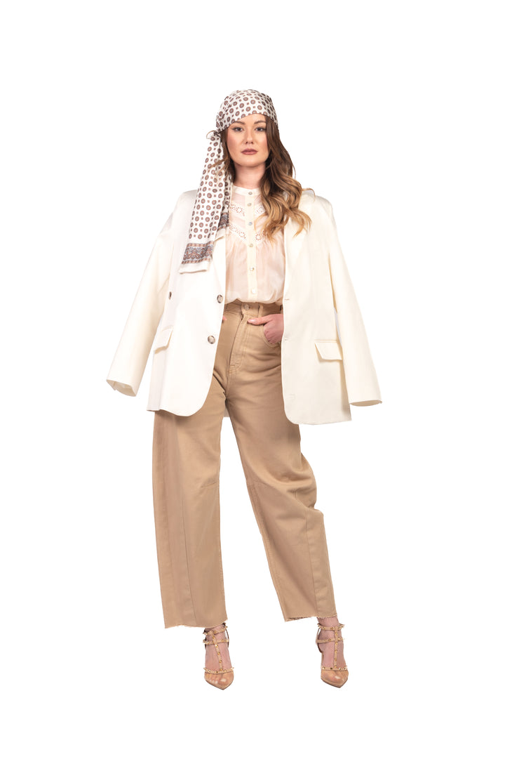 Vicolo - Camicia mussola ricamata Art. TAB1663