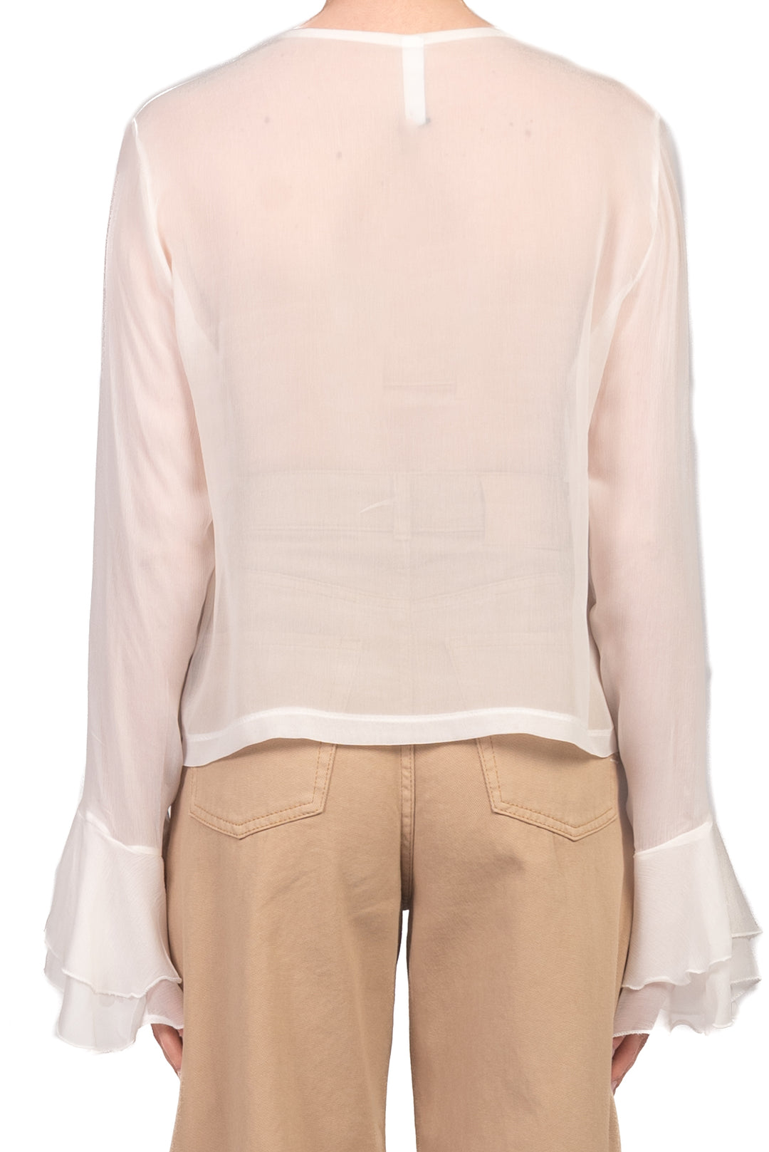 Tensione In - Camicia con  rouches Art. 32991-CREP