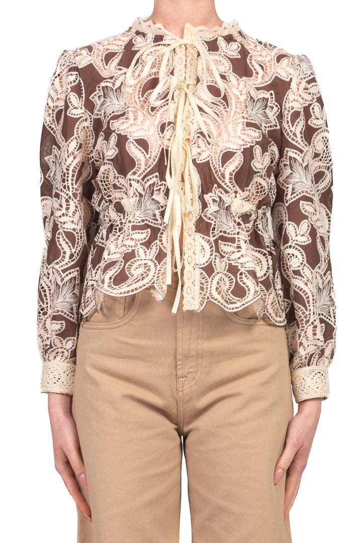 Tensione In - Camicia ricamata Art. 38983