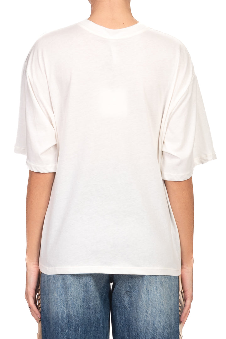 Tensione In - T-shirt taschino frange Art. DC1251