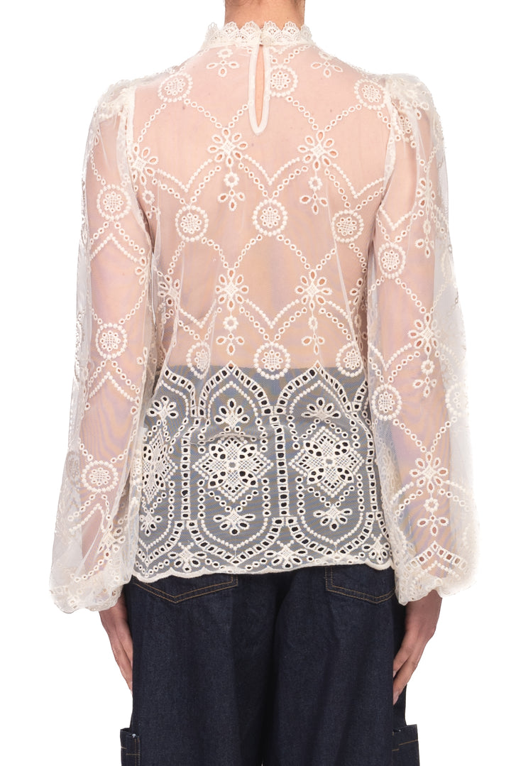 Vicolo - Blusa retata ricamata Art. TAB1499