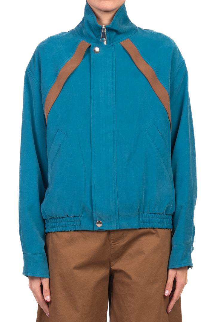 Tensione In - Bomber bicolore mano pesca Art. 26B4386