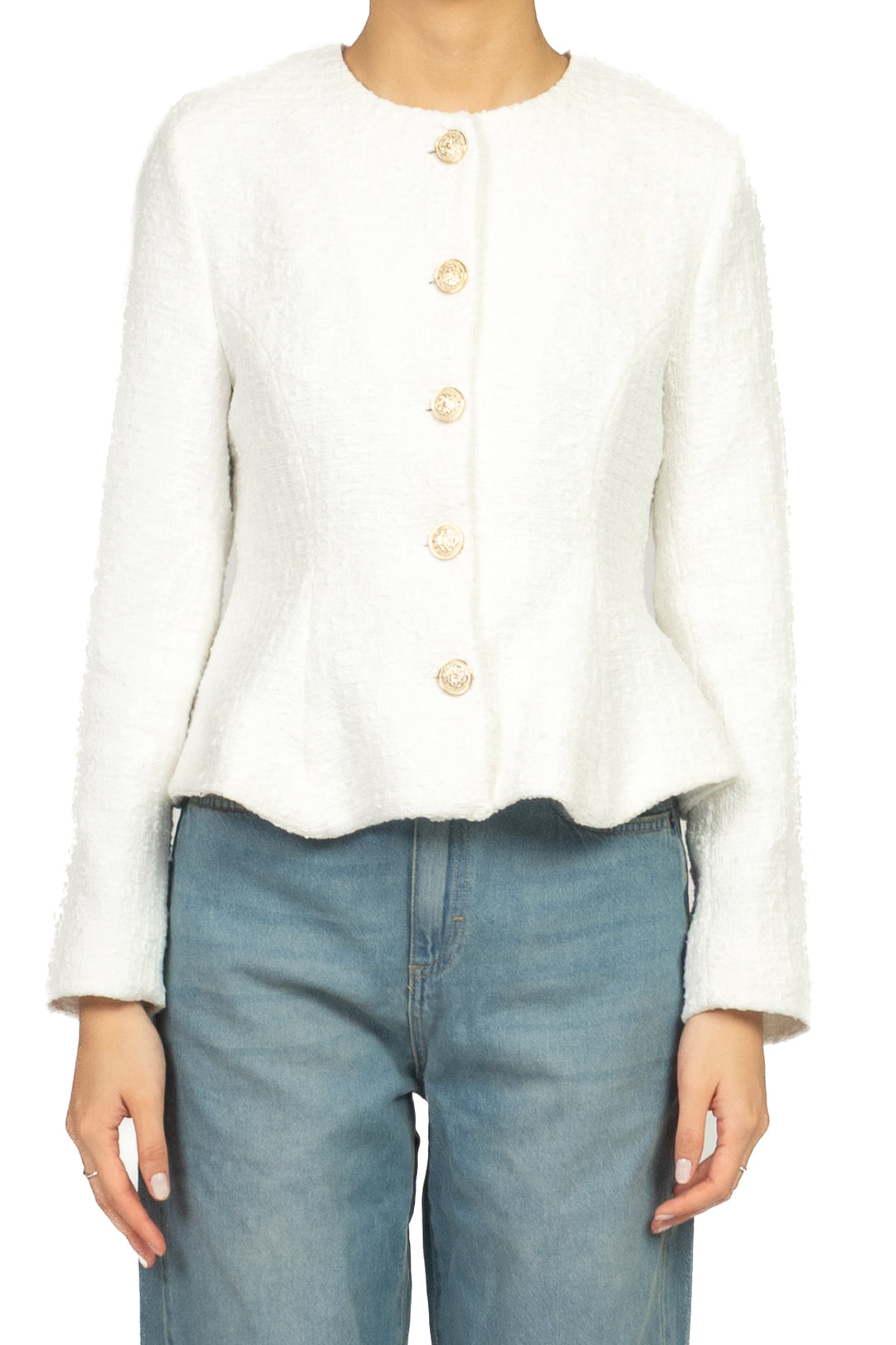 Tensione In - Giacca bouclé sfiancata Art. 26B4446