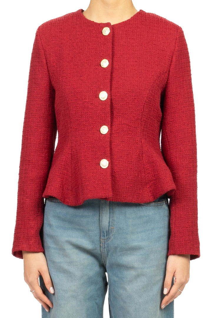 Tensione In - Giacca bouclé sfiancata Art. 26B4446