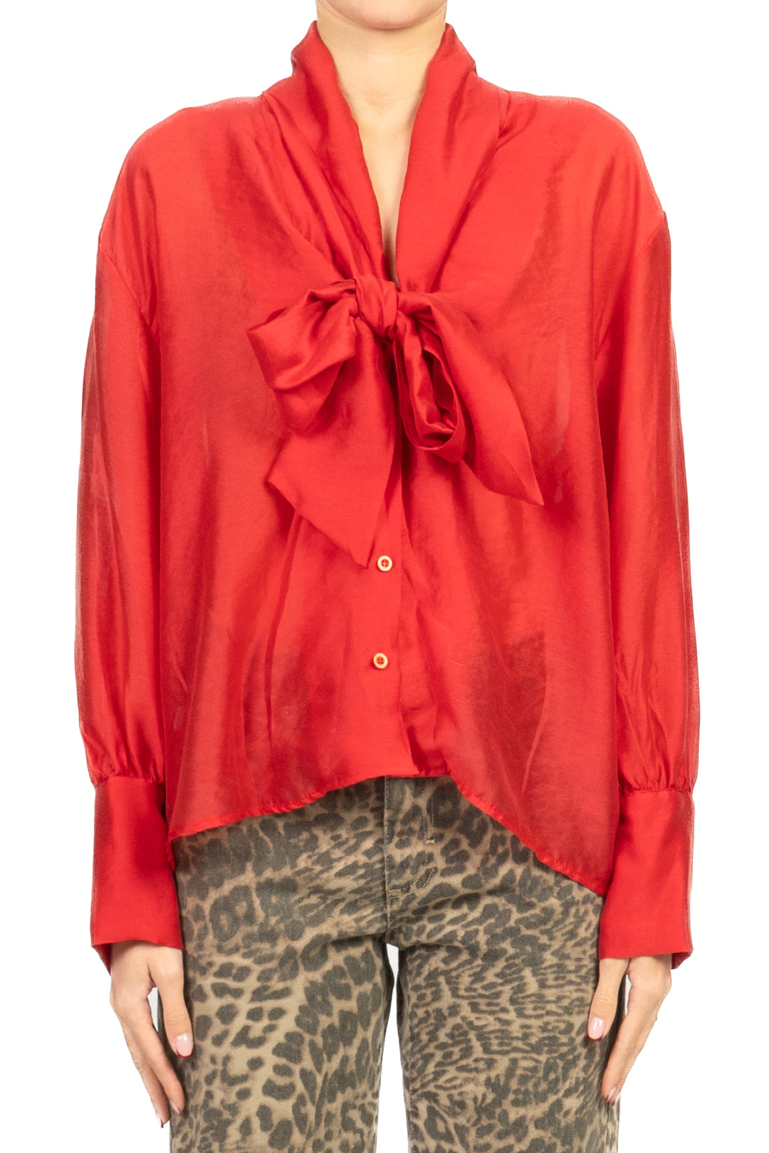 Tensione In - Camicia con fiocco Art. PE260140