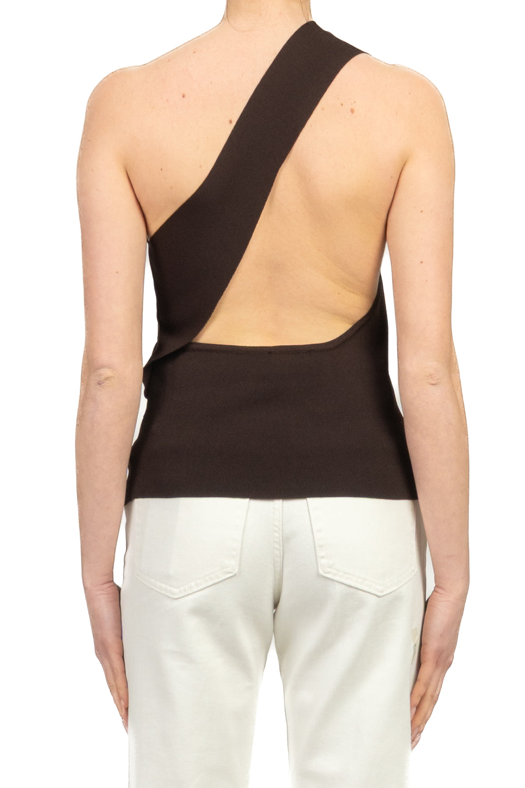 Vicolo - Top monospalla con scollo posteriore Art. 4AB4013