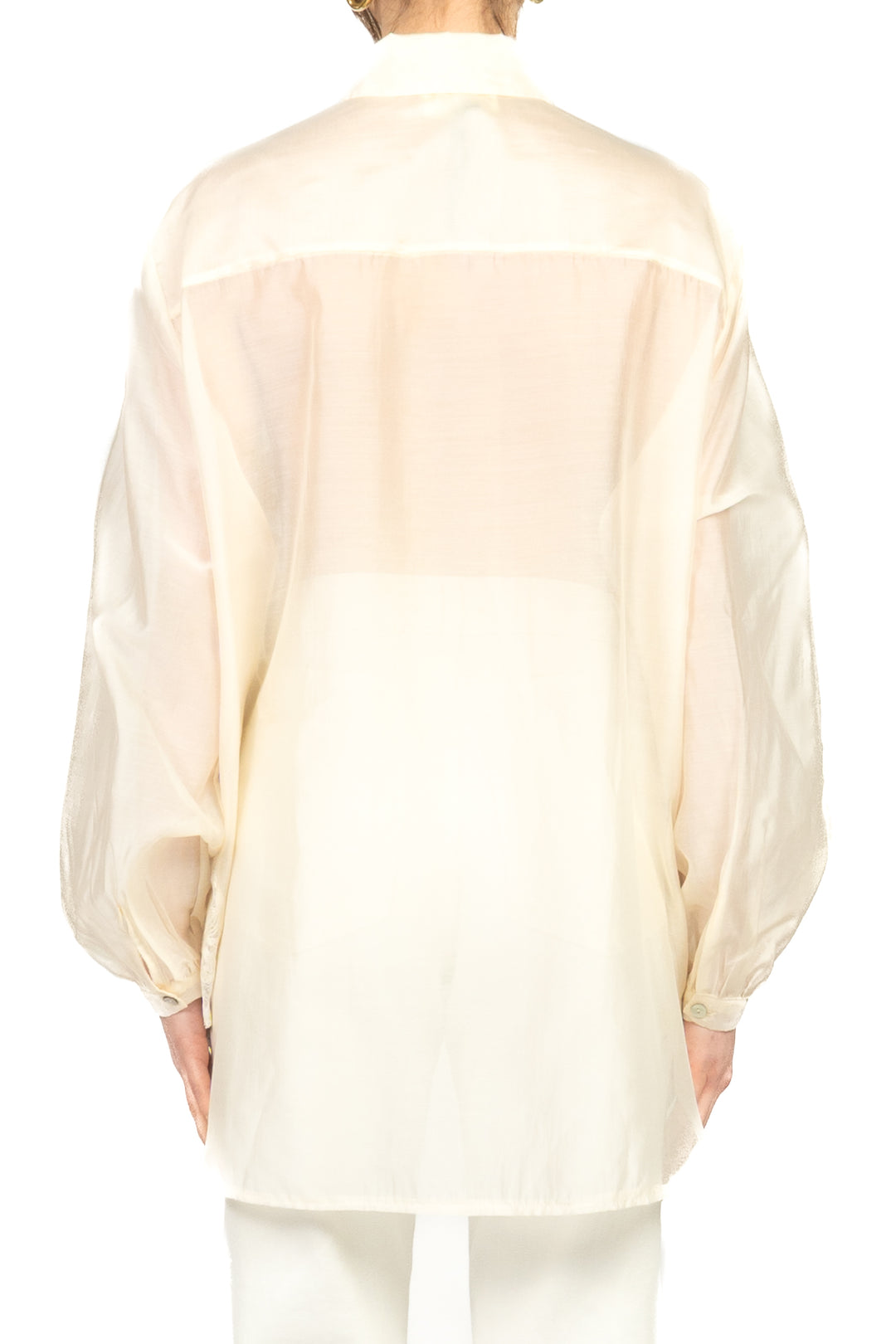 Vicolo - Camicia mussola con inserti pizzo Art. TAB1638