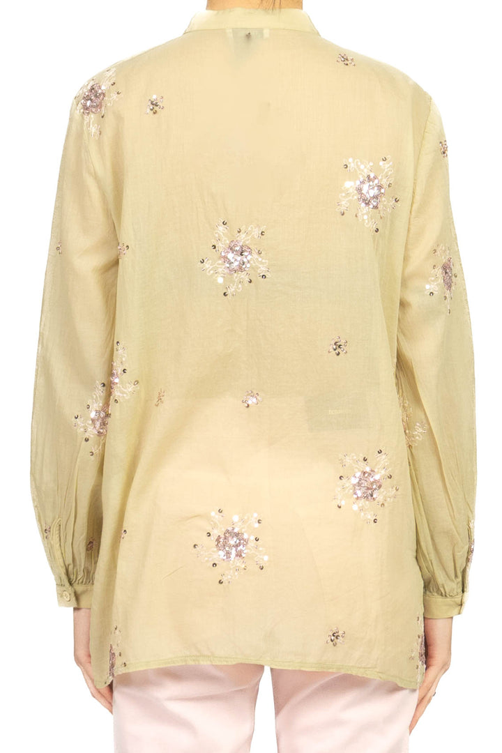 Dixie - Camicia coreana con applicazioni Art. CFPA1MT