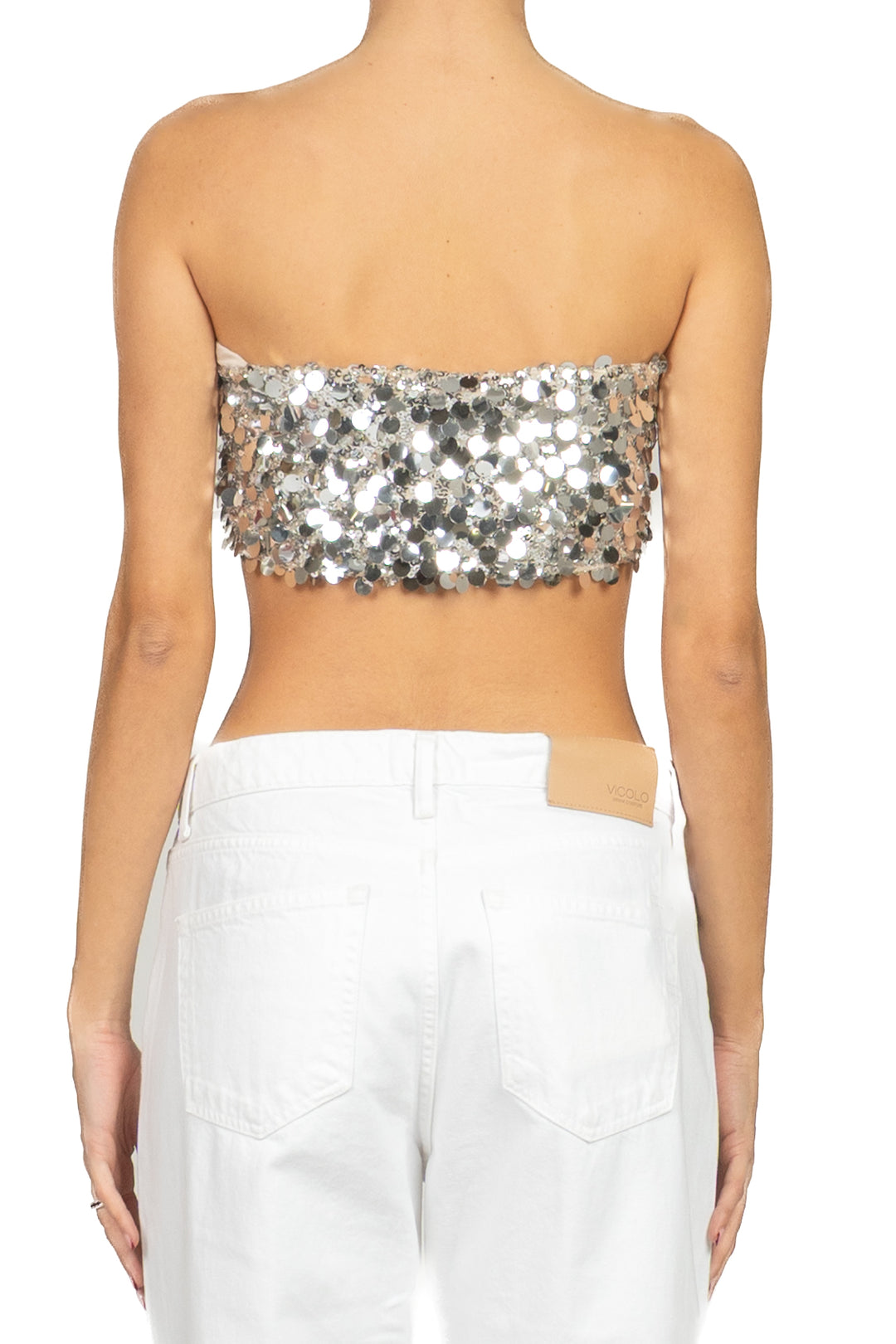 Tensione In - Top a fascia in paillettes Art. PE260143