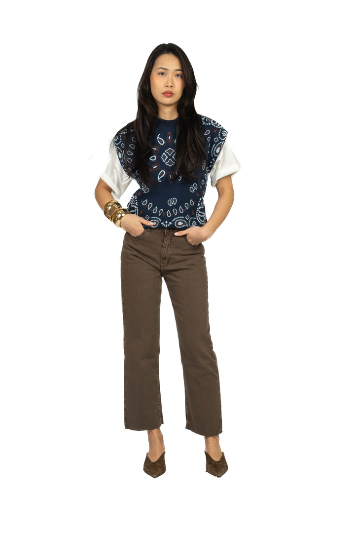 Tensione In - Gilet fantasia bandana Art. P6HMT05A459