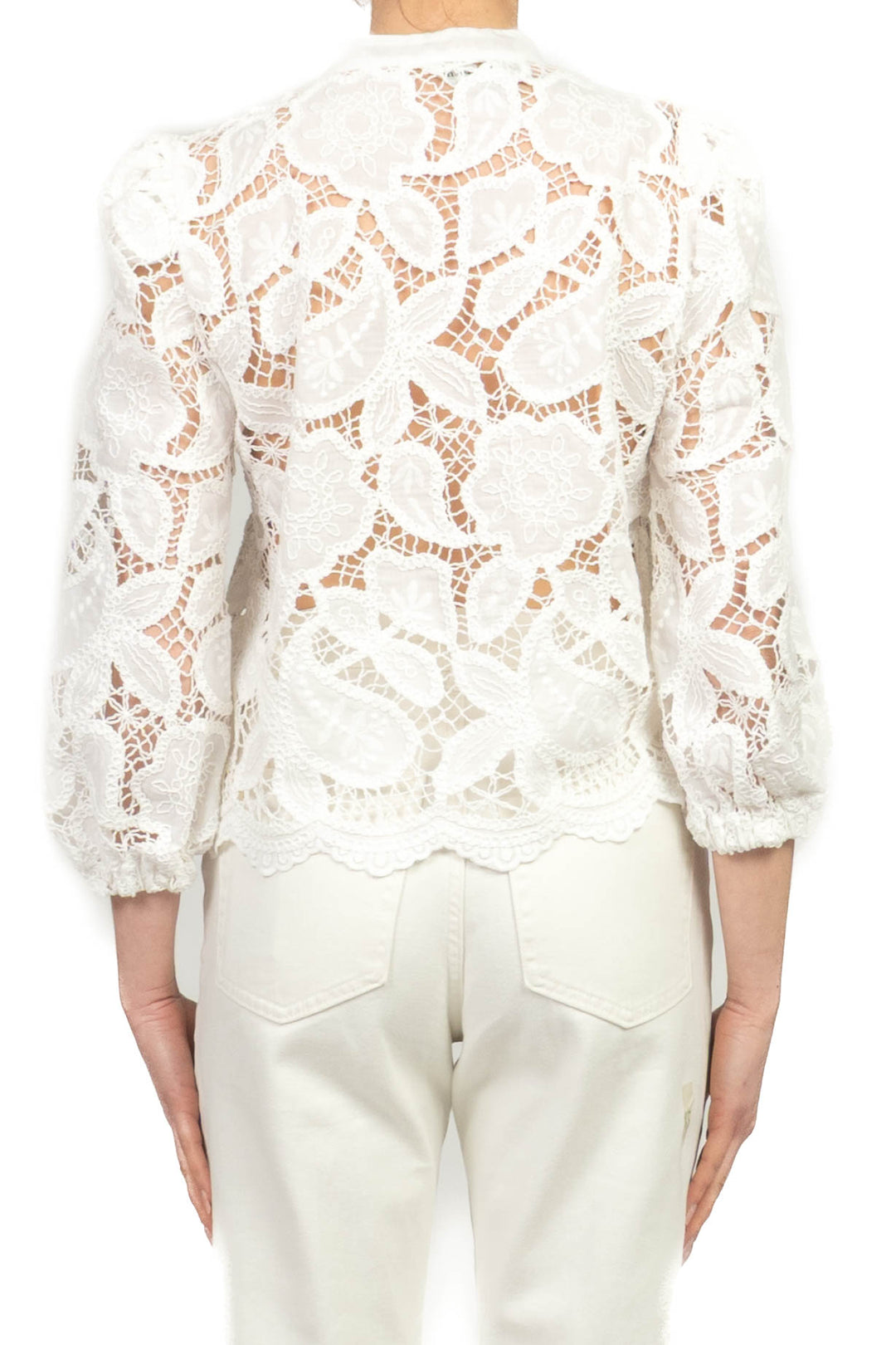 Tensione In - Camicia ricamata manica 3/4 Art. S26C946